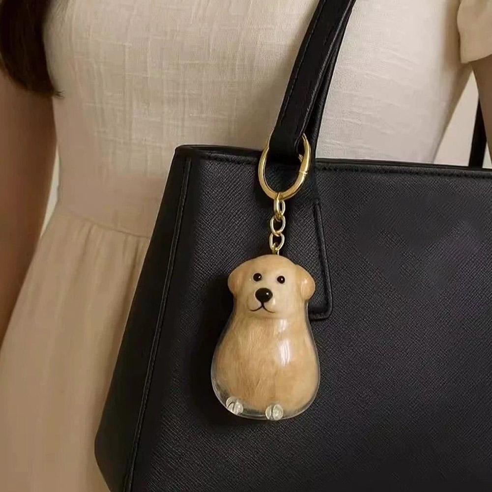 Roztomilé klíčenky na sbírku vlasů ve tvaru mazlíčka, přívěsek na tašku, pes, interiér, malé auto, příslušenství, Stora T3K7
