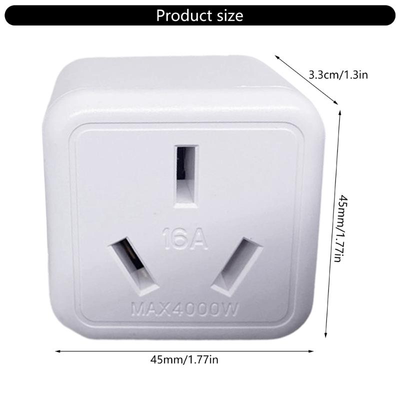Wytrzymały adapter elektryczny 16A 10A na 16A Konwerter mocy Australia do klimatyzacji Maszyny do ogrzewania elektrycznego