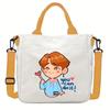 Multi-color KPOP Stray Felix Printed Crossbody Bag Canvas Shoulder Bags