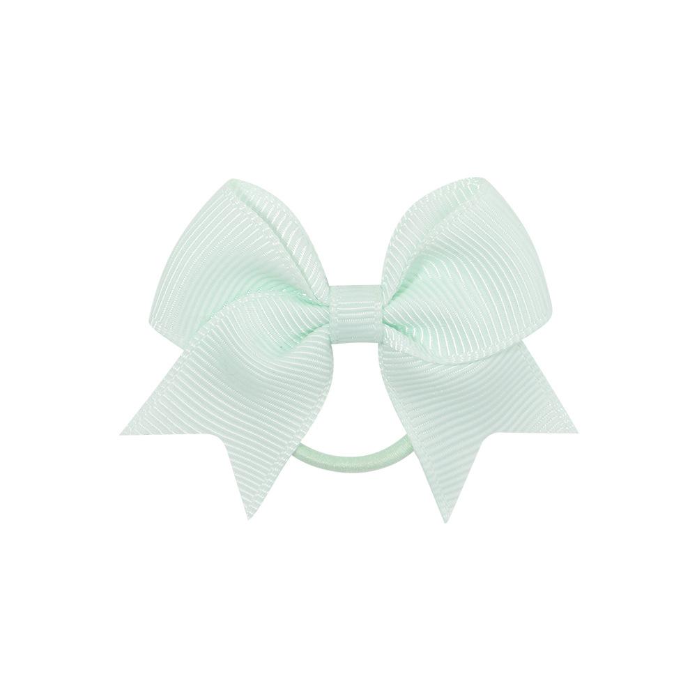 Children'S Hair Band Bow Rubber Band Solid Color Thread With Dovetail Hair Band Cute Baby Headgear Hair Accessories 2820