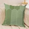 Retro Design Cushion Cover Silky Short Plush Sofa Pillow Cover Hidden Zipper Soft Dustproof Case for Home Decor