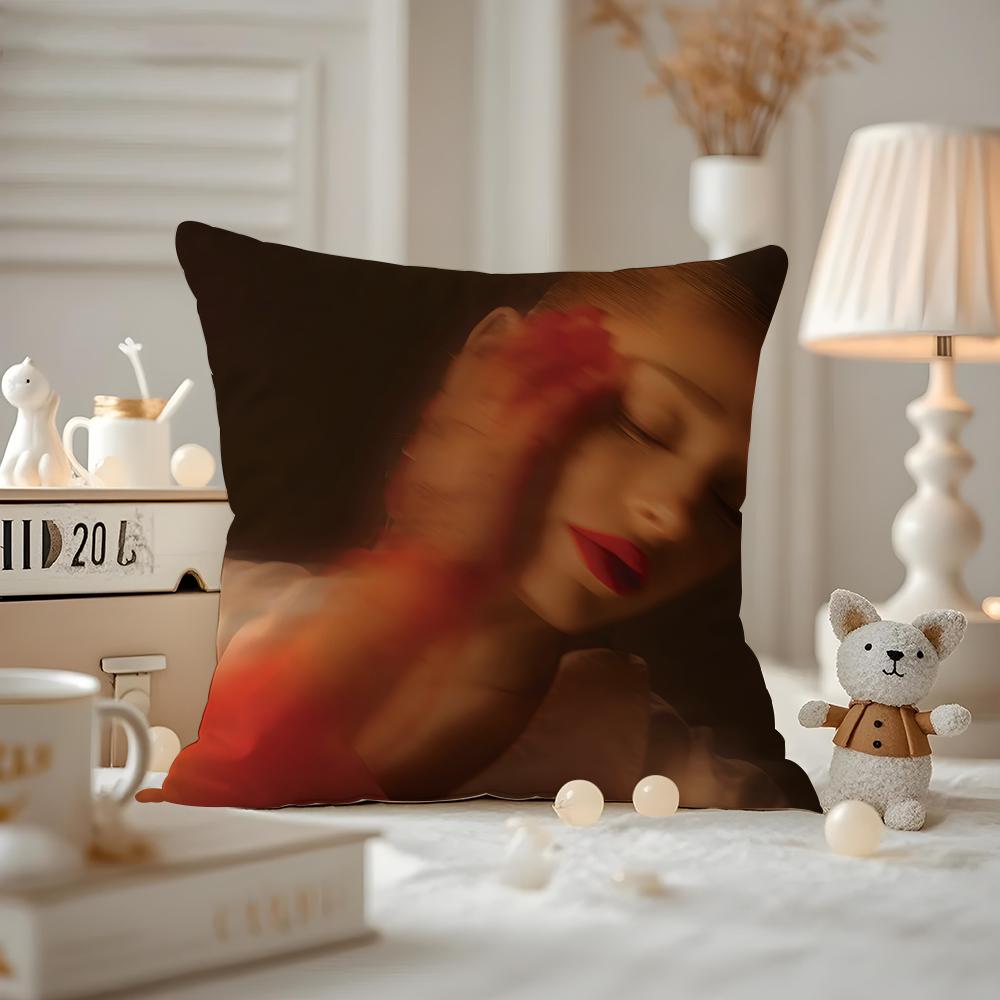 A-A-Ariana Grande Album Kissenbezug Musterbedruckter Kissenbezug für Wohnzimmer Sofa Kissenbezug & Schlafzimmer Dekoration
