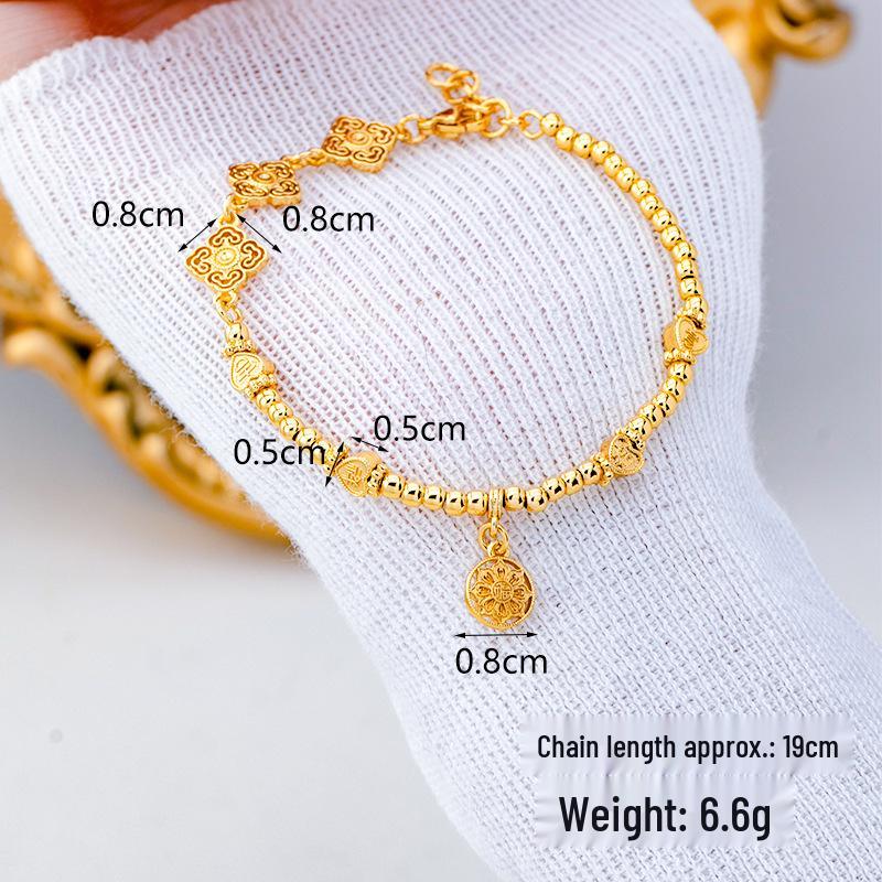 Ancient Five Emperor Coin Necklace & Diamond-Set Copper Earrings - Trendy, Long-Lasting Jewelry for Women