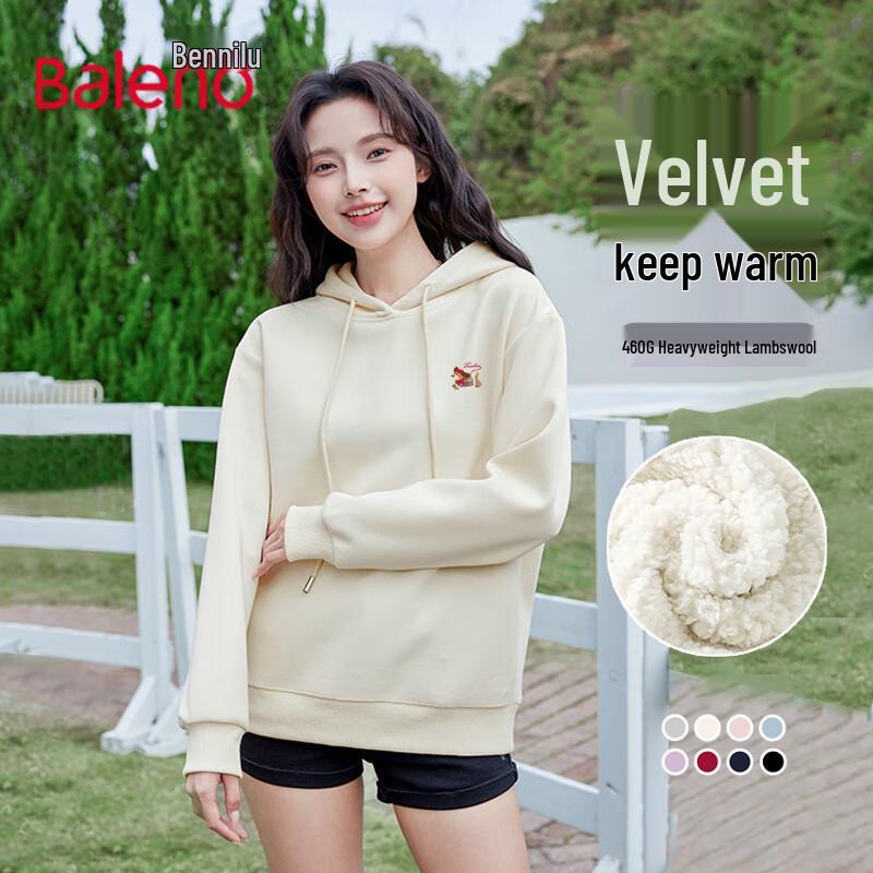 

Baleno Women s Lambswool Hooded Sweatshirt 2XL