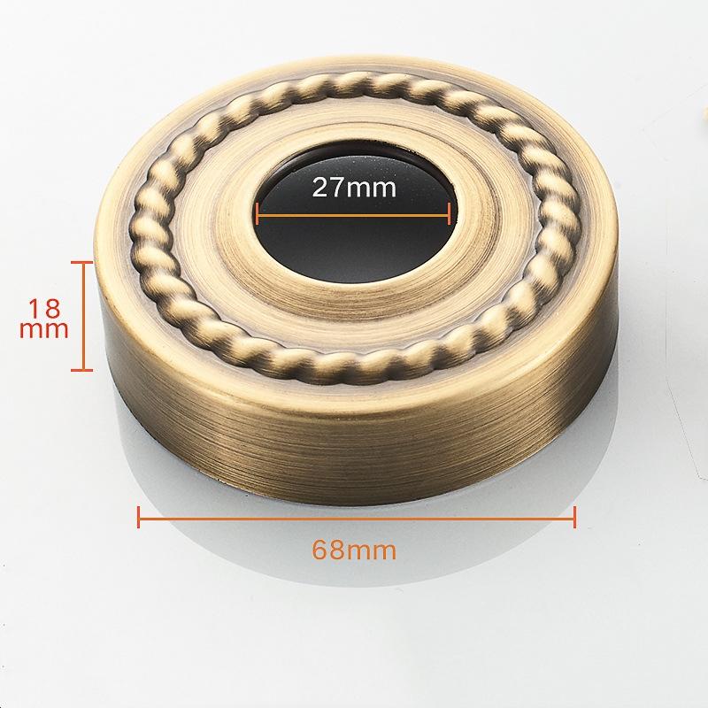 1 Set Shower Fixing Kit Water Pipe Copper/Stainless Steel Decorative Cover Bathroom Faucet Accessories Electroplating Anti Rust