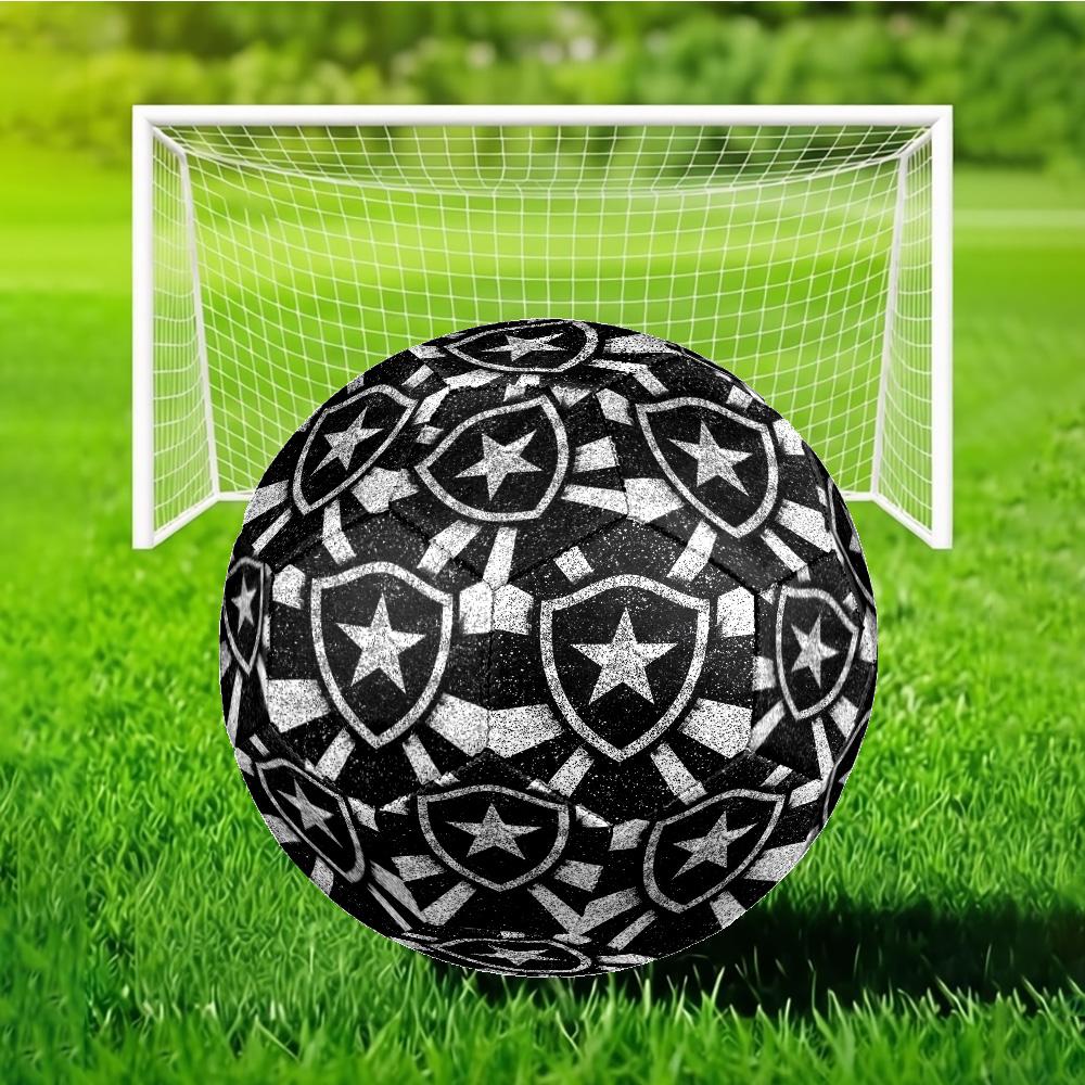 Botafogo Football Club Printed Size 5 Soccer Ball - Durable, Machine-stitched, Soft and Comfortable, Suitable for Training and Matches Gift