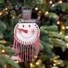 Christmas Countdown Calendar Wooden Cane Candy Hanging Decorative Ornament
