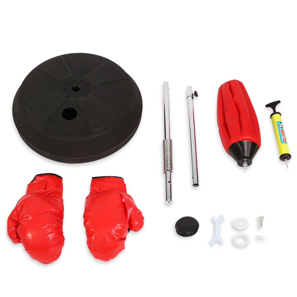 Suporte para saco de pancadas de boxe adulto com luvas para acessórios de exercícios de treinamento de velocidade