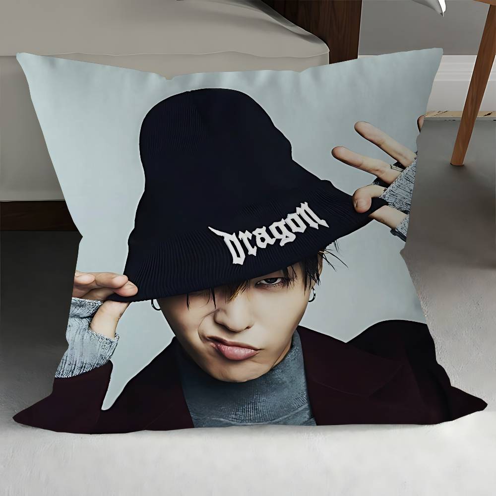 Star G-Dragon Pillow Cover Design Cushion Cover Decor Holiday Decorati
