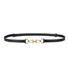 Ladies Adjustment Leather No Interlayer Thin Belt Dress Casual Dress Belt Simple Decorative Belt Women