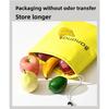 1pc/3pcs Reusable Insulated Fresh-Keeper Bag Drawstring Storage Organizer for Banana Lettuce Vegetable Fruit Fresh Keeping