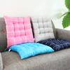 1Pc Student Fart Pad Winter Window Seat Cushion Warm Cotton Pad Thicken Cushion Office Supplies 40x40CM With Strap