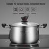 Supor Petite Cercle Rouge Pot à Soupe en Acier Inoxydable 304 22cm