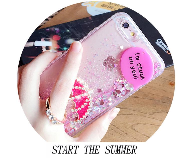 Compatible with Oppo: Quicksand Silicone Case for Reno, A11X, R17, F9, A93 - Fashionable and Protective.
