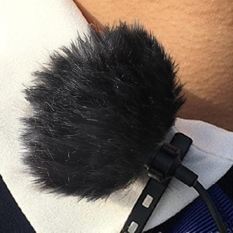 Furry Outdoor Microphone Windscreen Muff Lavalier Wind Muff Lapel Microphone Reduce Wind Noise Wind Cover Replacement