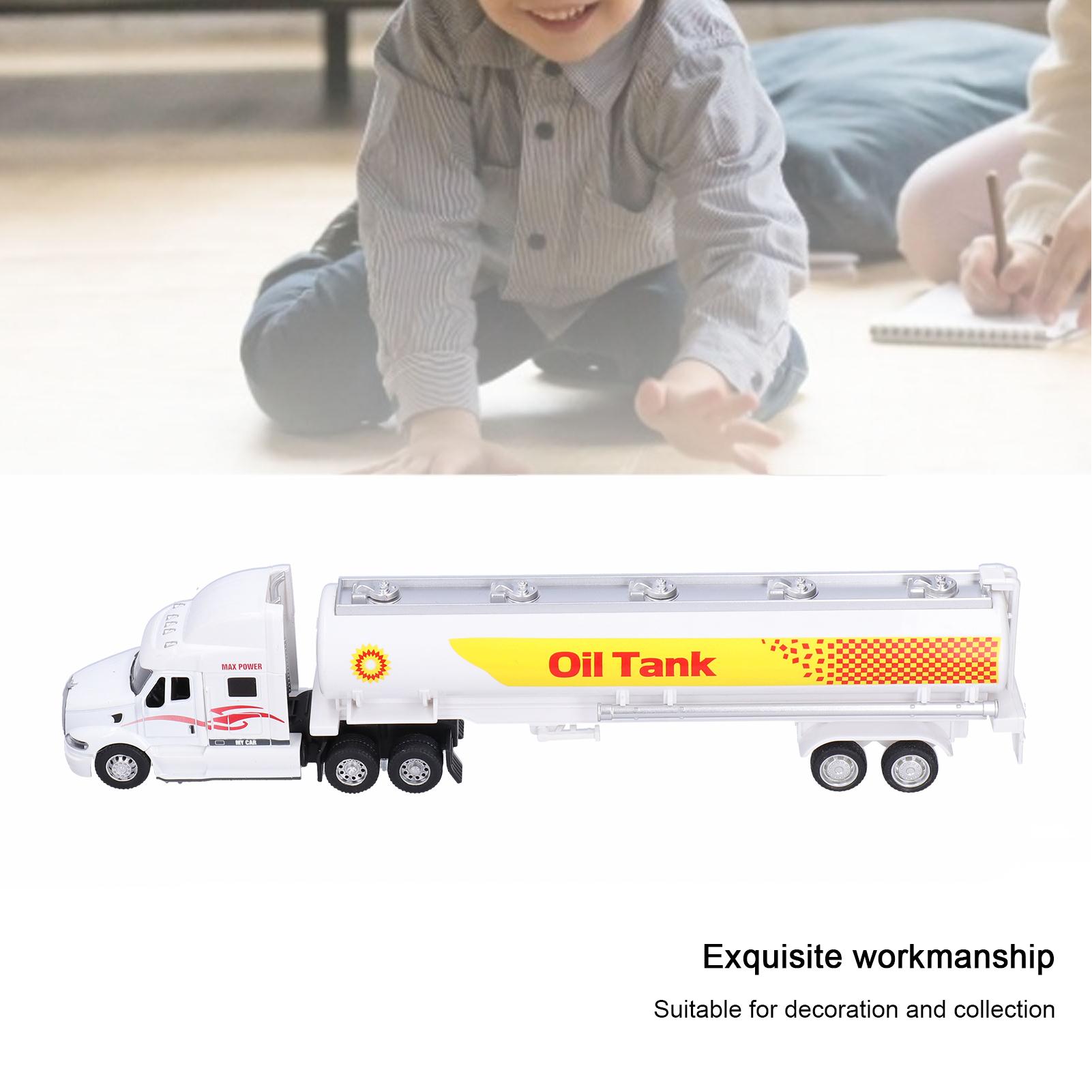 Alloy Simulation Pull Back Car Toy Children Truck Model Toy Kid Birthday Gift Decoration