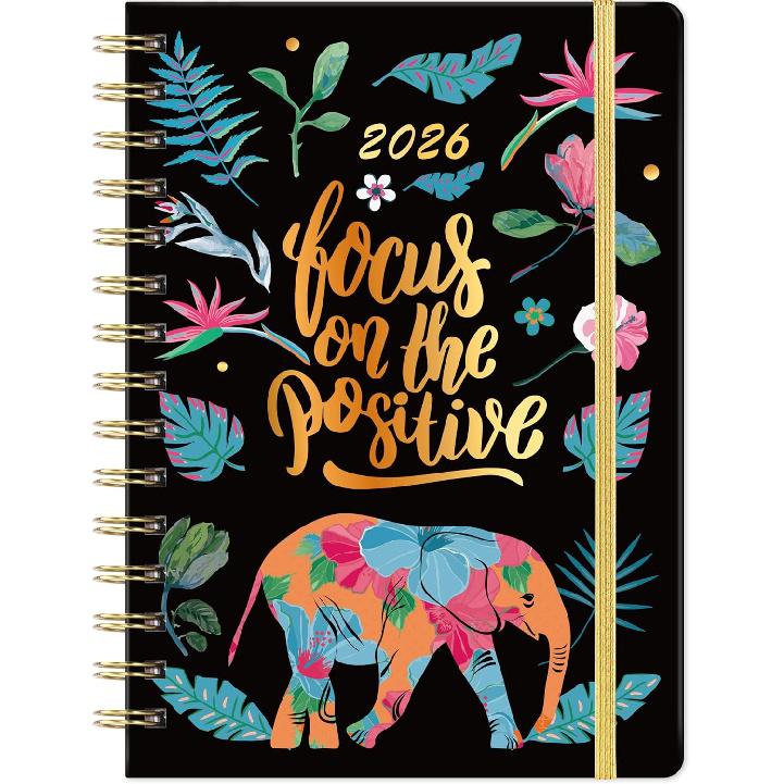 2026 Planner - Weekly & Monthly Planner 2026 with Monthly Tabs, January 2026 - December 2026, 6.3" X 8.4", Flexible Hardcover with Thick Paper,
