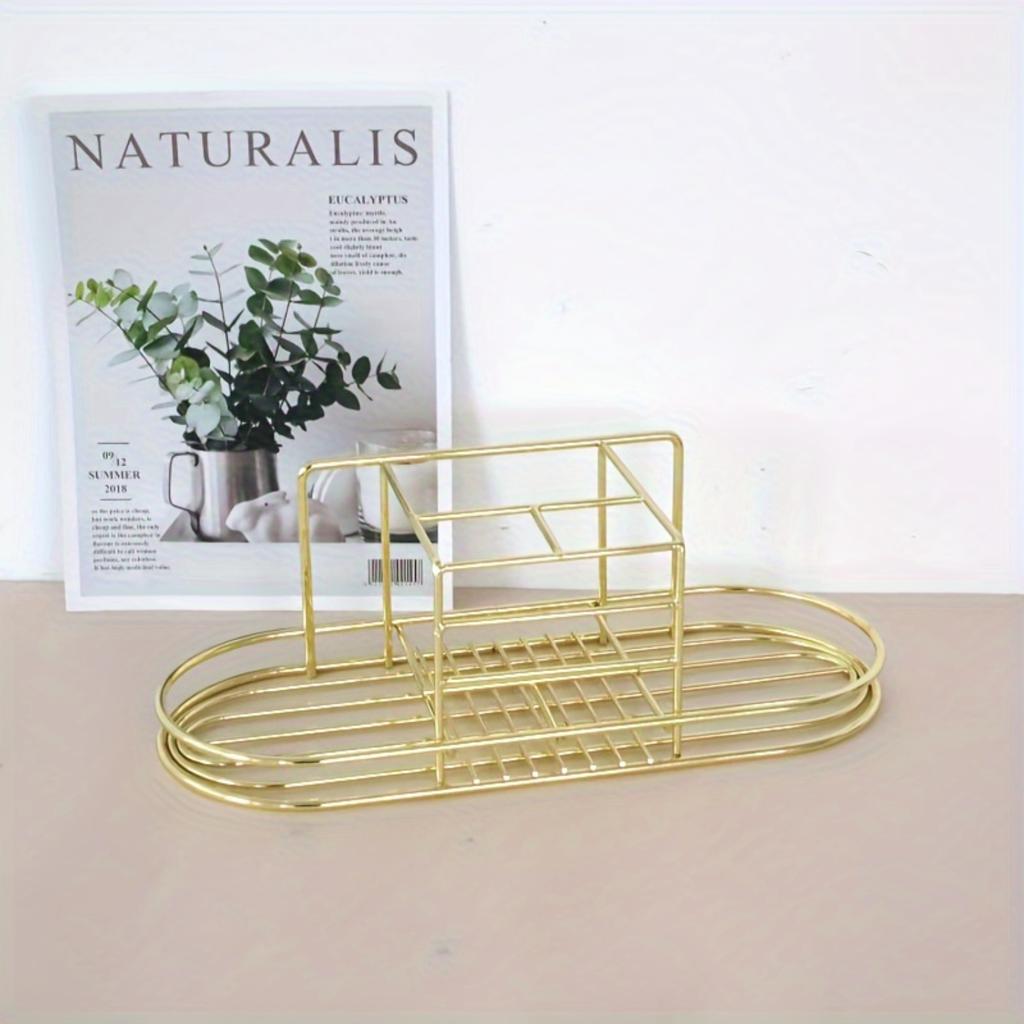 Easy Install Stainless Steel Toothbrush Toothpaste Holder - Wall-Mounted Multi-Functional Bathroom Organizer For And Organ