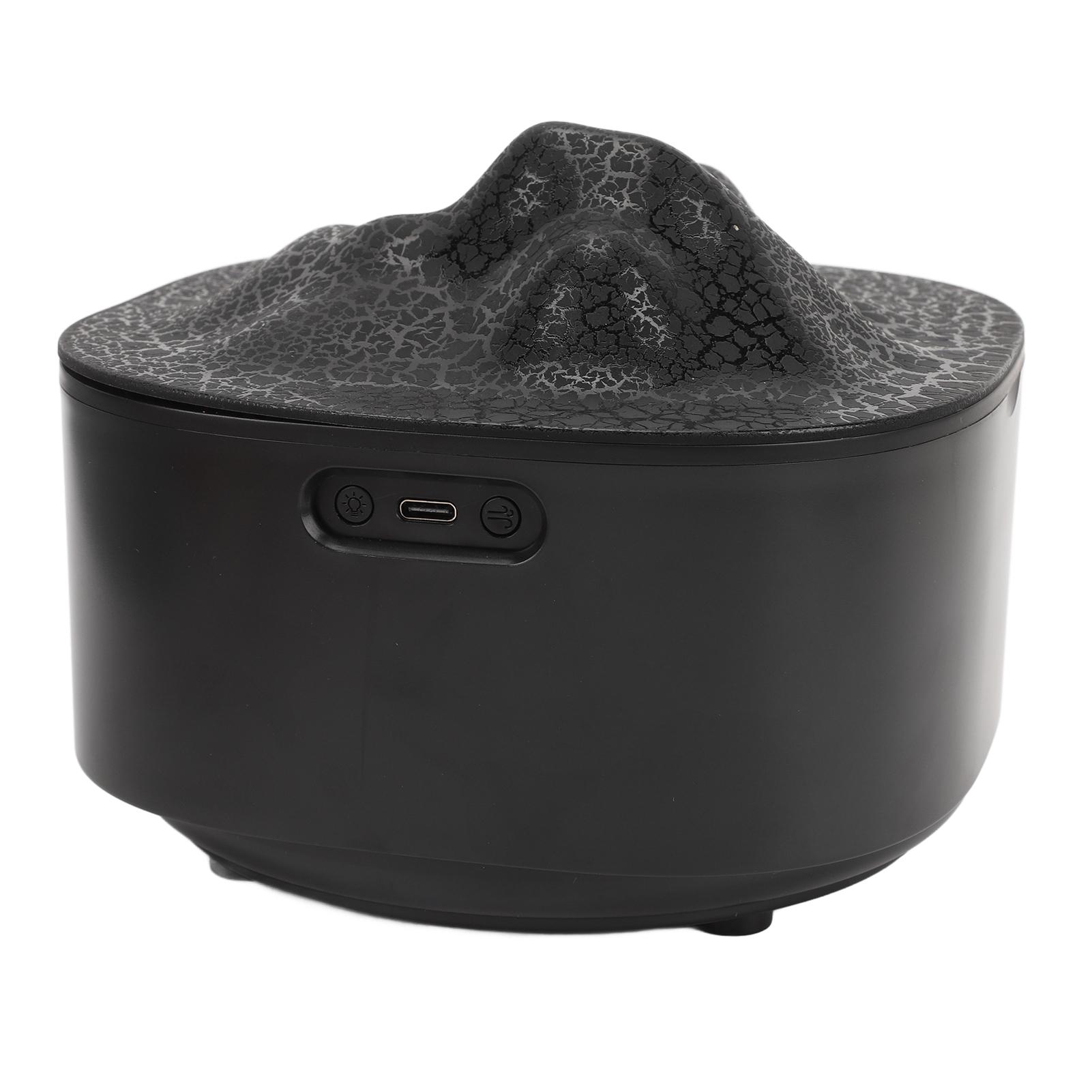 

Aromatherapy Diffuser Humidifier with LED Colorful Lights Lava Mountain 1.5L USB Essential Oil Diffuser Cool Mist