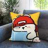 Sticker Cute Bear Stickers Cushion Cover Comfortable Reversible Pillow Cover Ideal for Car Sofa Bedroom  Beyond