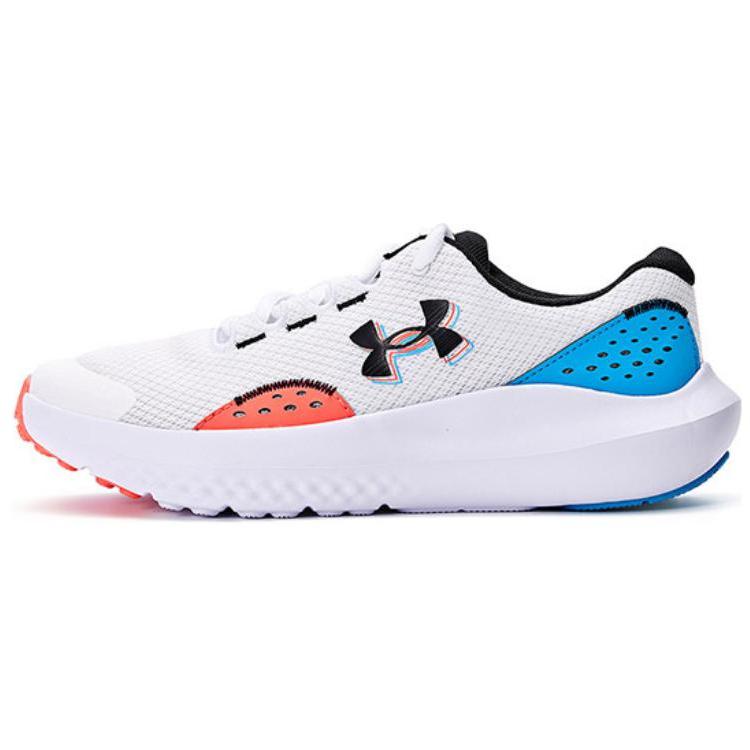 Under Armour Non-Slip Low-Top Running Shoes Unisex Sneaker White 3027825