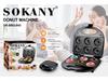 SOKANY843 Automatic Mini Donut Maker for Kids - Electric Baking Pan