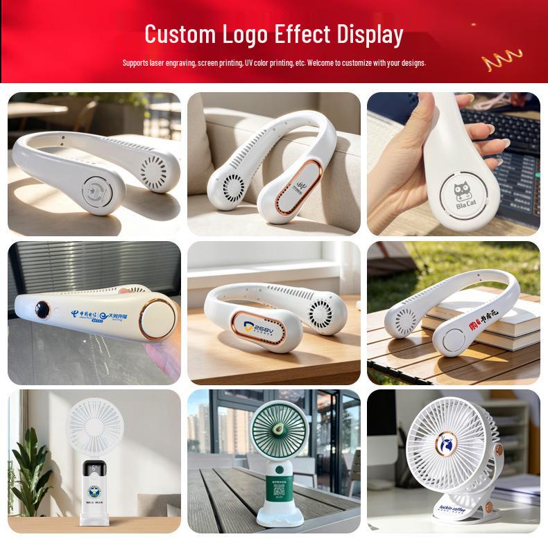 Portable Neck Fan: Long Battery Life, USB Rechargeable, Bladeless, Silent, Wearable and Compact