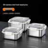 304 Stainless Steel Square Food Storage Container & Lunch Box Set