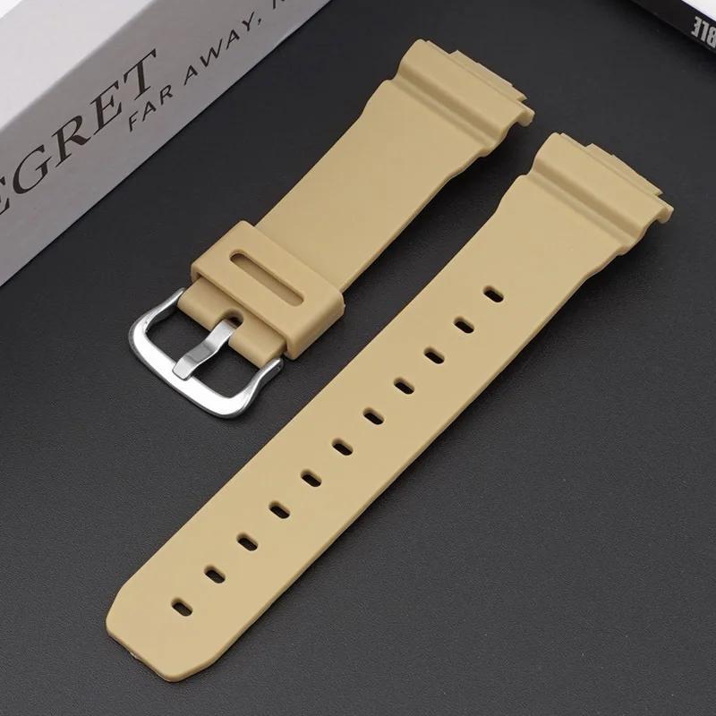 16mm Silicone Rubber Watch Band for Casio DW-5600 GW-M5610 G-5600 GW-B5600 DW-6900 GA-2100 9052 Series Sports Replacement Strap