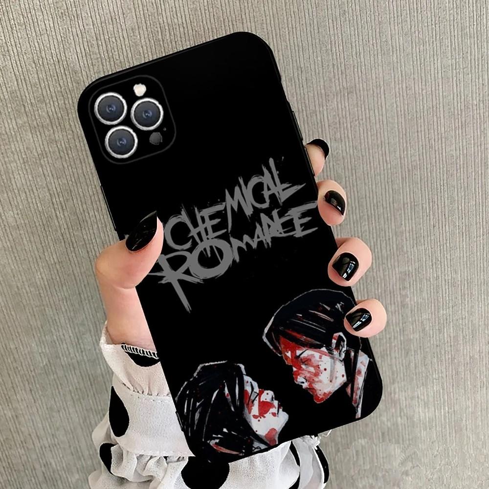 

Мой Чехол Для Телефона C-Chemical Romance Для iPhone 15,14,13,12,11,Plus,Pro Max,XS,X,XR,SE,Mini,8,7 Мягкий Силиконовый Черный Чехол iPhone7