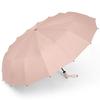 New 16-bone automatic umbrella large business tri-fold umbrella vinyl sunscreen sun umbrella custom logo advertising umbrella