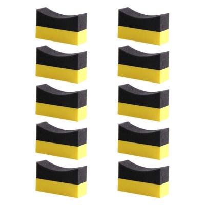 10pcs Auto Cleaning Sponge Brush Set for Car Wheel Tire Wash Wipe Water Suction Sponge Pad Wax Polishing Tyre Brushes Tools