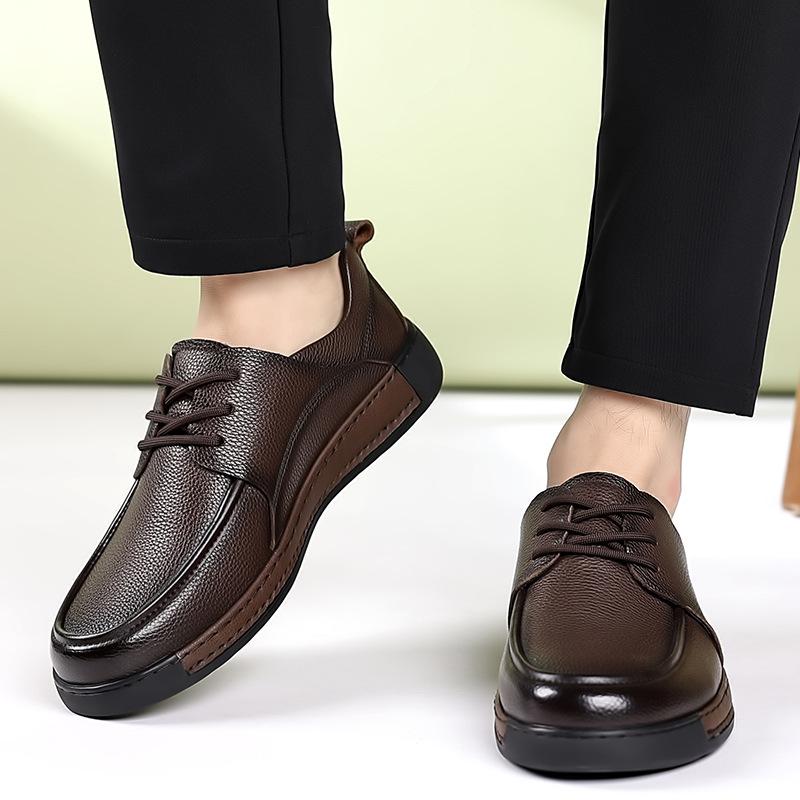 Fashion Men Genuine Leather Loafers Fashion Casual New Designer Casual Shoes for Men Spring Autumn Light Dress Shoes Male