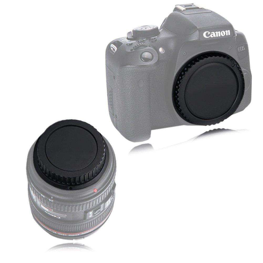 VKO Camera Body Caps and Rear Lens Caps for Canon EOS Kiss Mark Mark Mark IV of