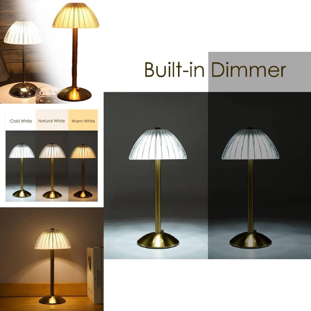 Elegant 5v Touch Sensor Retro Metal Table Lamp With Creative Pumpkin Style And Versatile Night Light Function