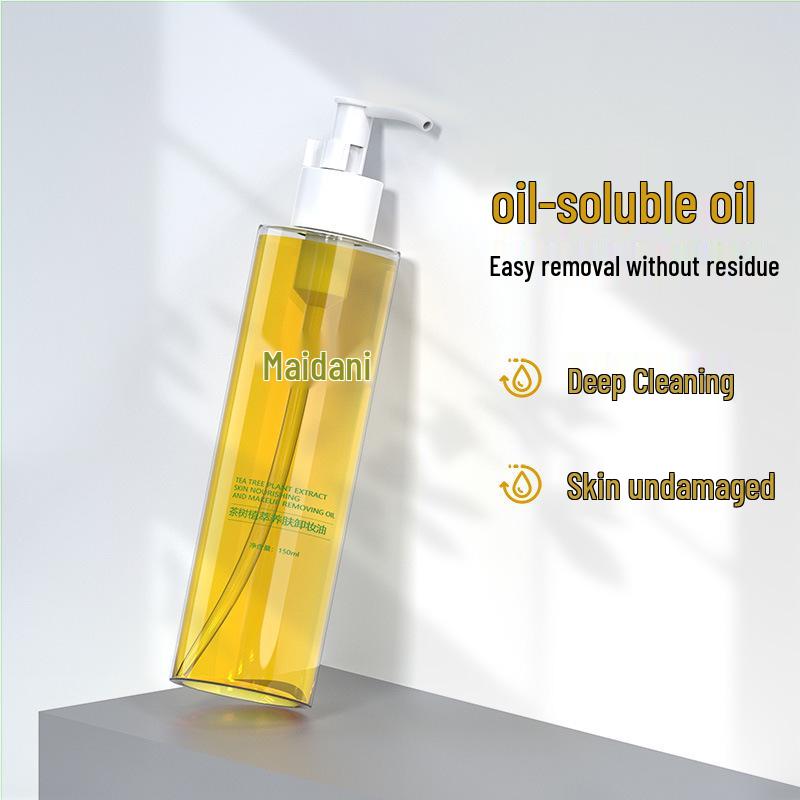 

Tea Tree Extract Gentle 3-in-1 Cleansing Oil for Eyes, Lips, and Face