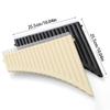 18 Pipes Pan Flute Portable Wind Instrument Beginner Friendly C Scale Panpipe  Musical Performance