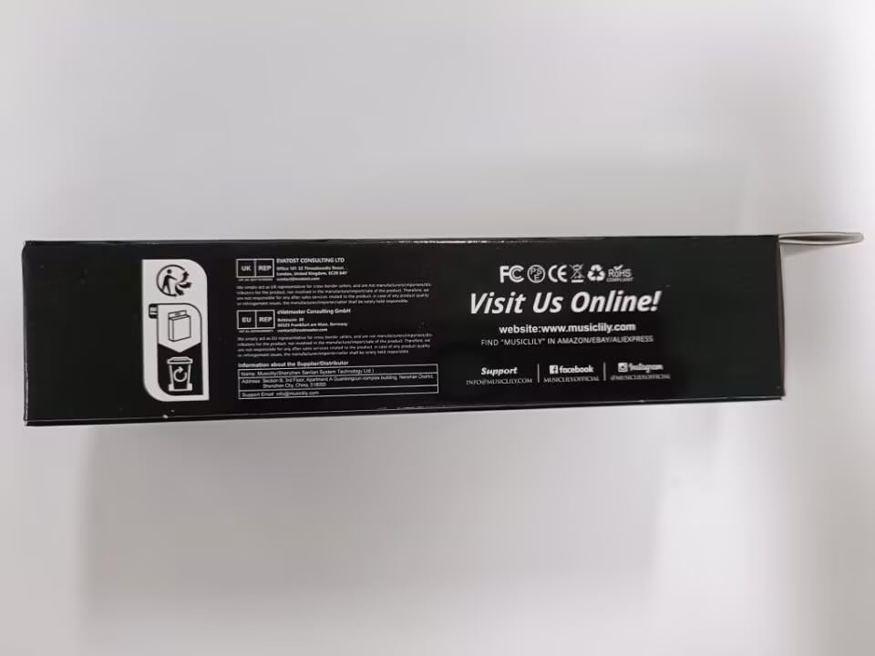 Musiclily Pro 6-Piece Locking Tuning Pegs with 2-Pin 18:1 Gear Ratio, Hex Buttons, for Fender Strat, Telecaster, and Electric Guitars, Nickel
