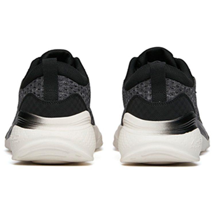 Anta Running Collection Cushioning Low Top Running Shoes Men's Black Gray 112145532-3
