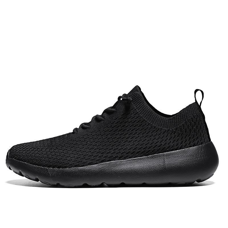 Les nouvelles chaussures de course d'été respirantes pour hommes, chaussures de sport décontractées pour couples, chaussures chaussettes, grande taille, maille