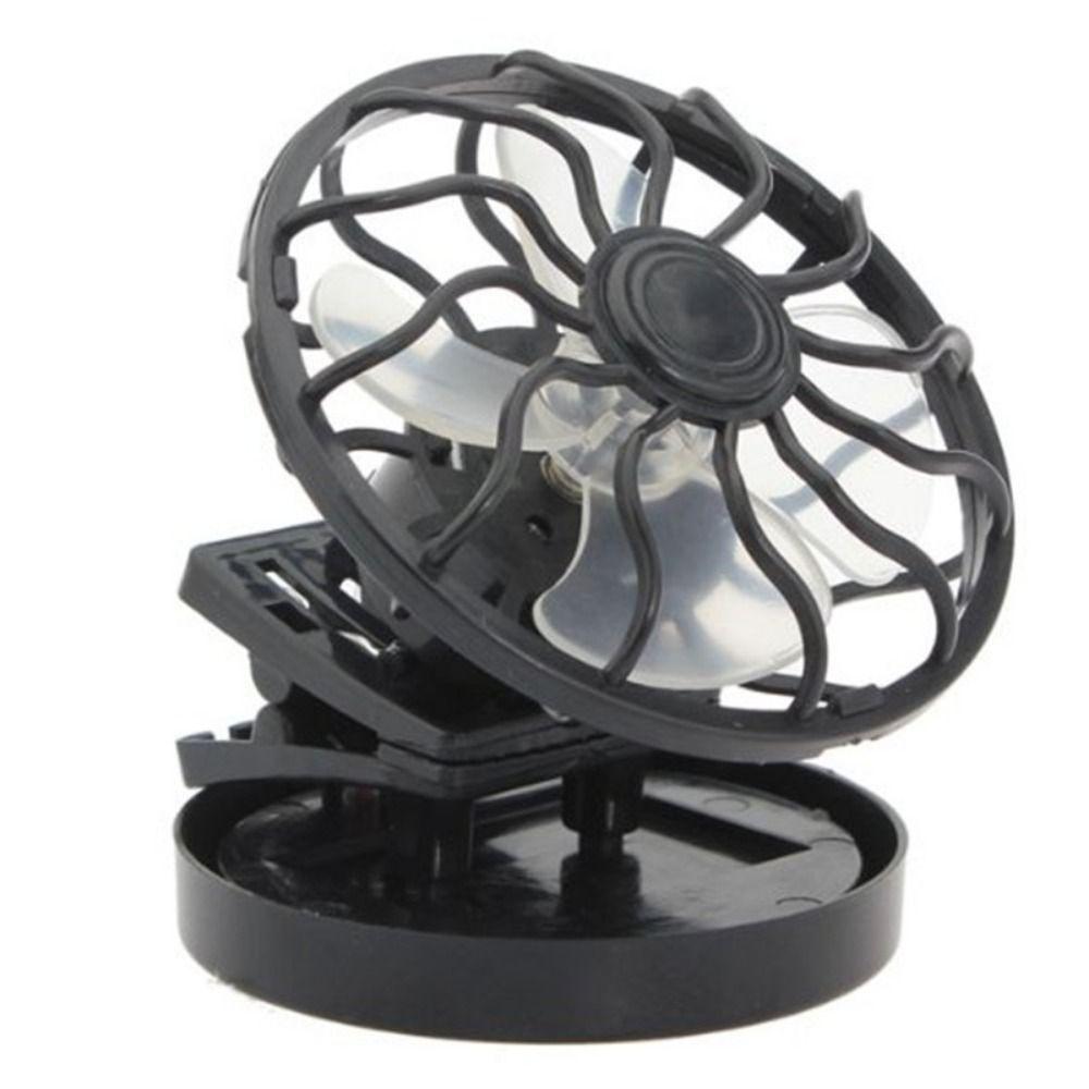 Clip-On Mini Solar Fan Handsfree Small Air Cooler Lightweight Outdoor Solar Fan Summer