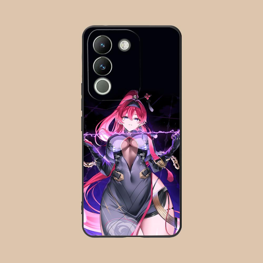 Wuthering Waves Yinlin Mobile Phone Case for VIVO Y77 76 75 74 73 72 58 56 55 51 50 38 36 Y19 Y18 Y03 Y01 5G Printing Cover
