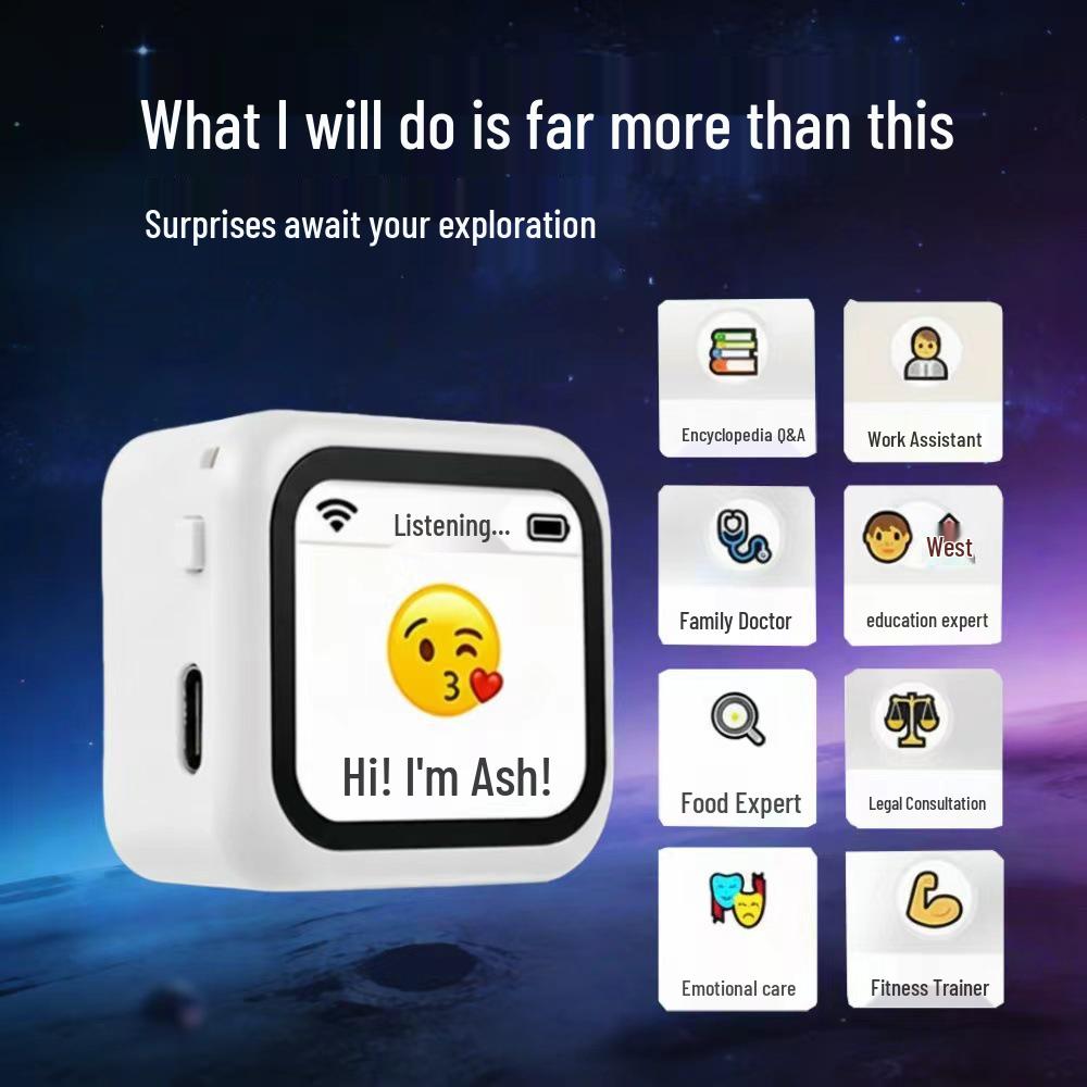 Xiao Zhi Smart AI Robot: Interactive Storytelling, Emotional Companion, Trendy Play Toy.