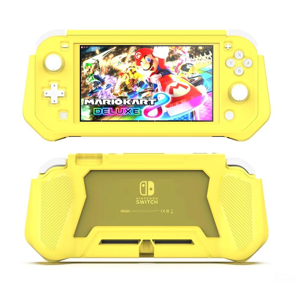 Protective Case, Full Protection Cover, TPU Shock-Absorption and Anti-Scratch for Switch Lite Skin with Bult-in Screen Protector & Thumb Grip Caps