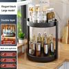 Scatola Porta Spezie Rotante a 360° per Frigorifero da Cucina Scaffale Artefatto Scaffale Spezie Scatola Organizzatrice per Gioielli