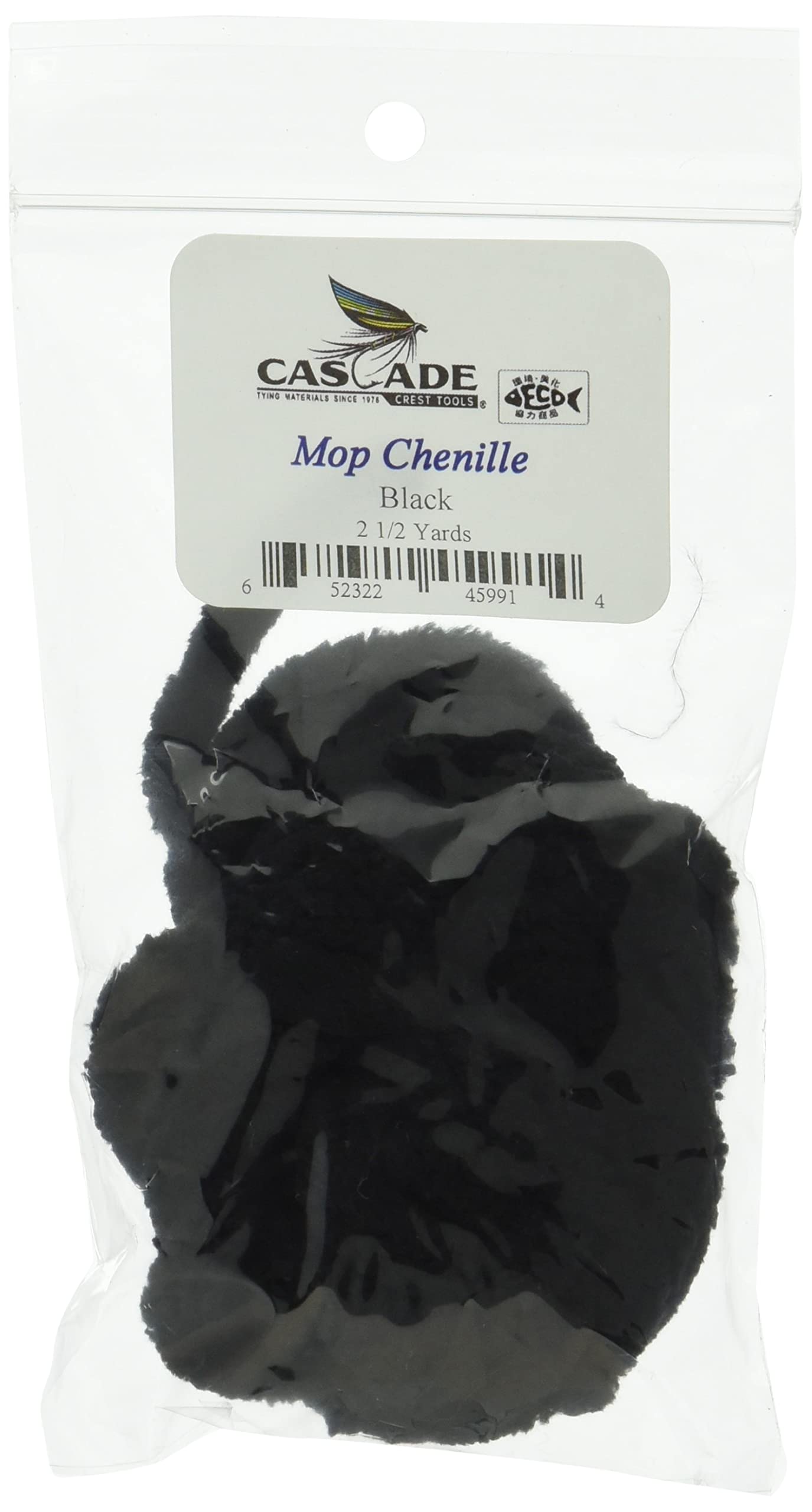 TIEMCO Cascade Mop Chenille Черный Black чёрный