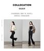 Collar Design Sense Flared Pants for Women In 2026 Spring Fashion, Versatile and Slimming Casual Pants