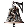 Heavy Duty Gorillas Shape Metal Welcome Doorbell Home Wall Decoration Gift For Outdoor Indoor Use Easy Installation