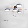 Modern LED Chandelier with 3 Different Colors Suitable for Living Room Bedroom Study Home Decoration Indoor Lighting AC90-260V