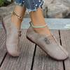 Spring and Autumn  New Women's Flat Shoes Soft and Comfortable Walking Light Non-slip Loafers Fashion Women's Leather Shoes